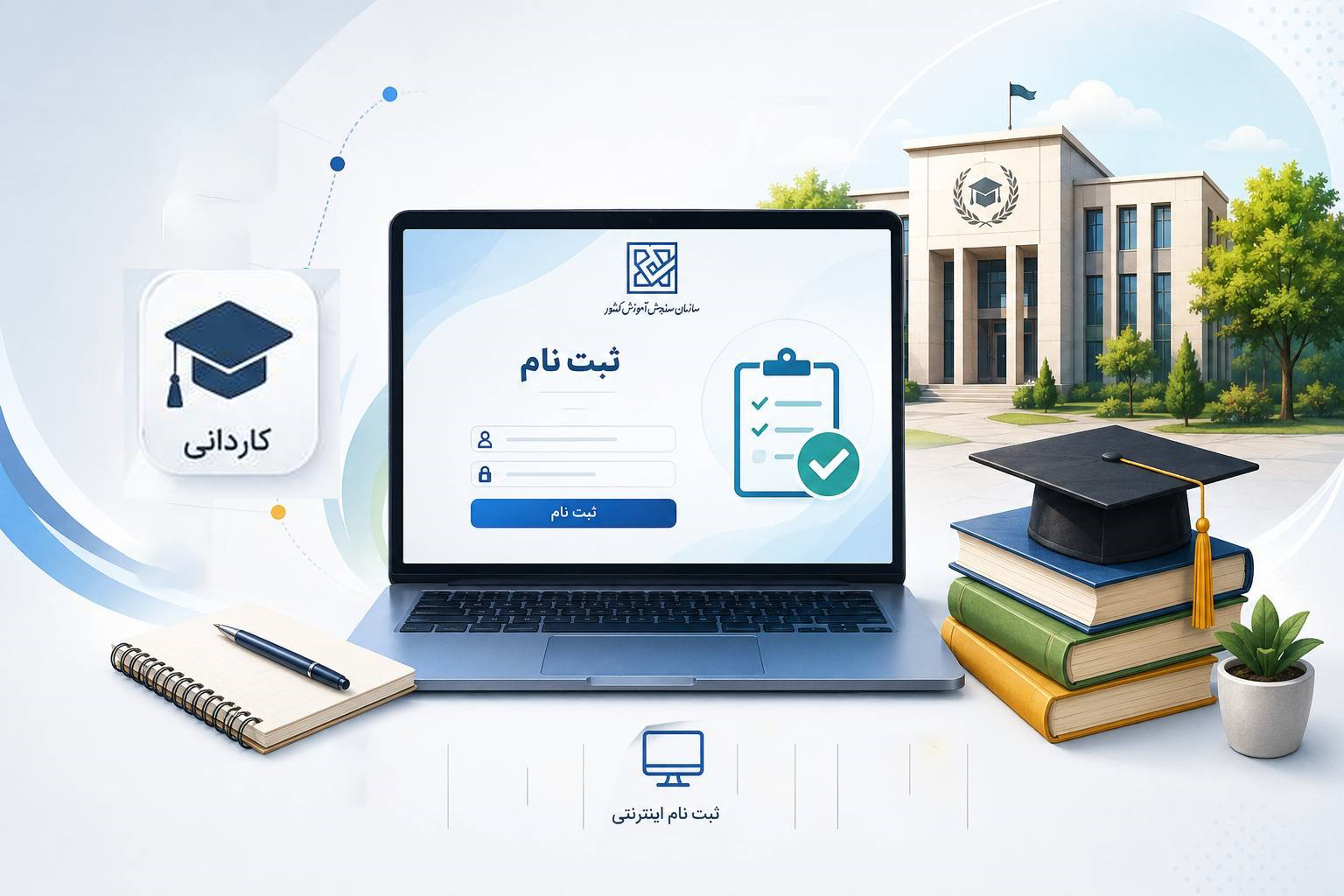 اطلاعیه مهم  پذیرش دانشجو در مقطع کاردانی با سوابق تحصیلی (بدون کنکور) و با کنکور